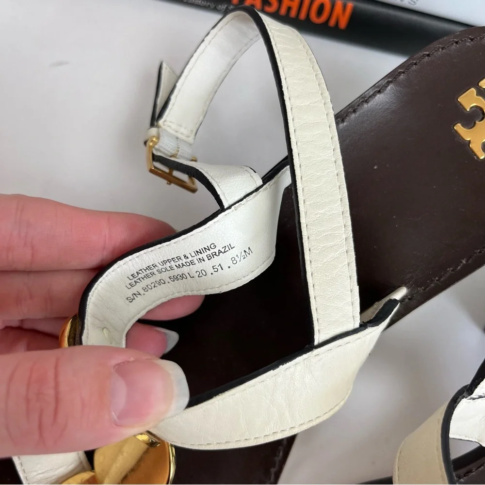 Tory Burch Patos Multi Disk Sandal Block Heel